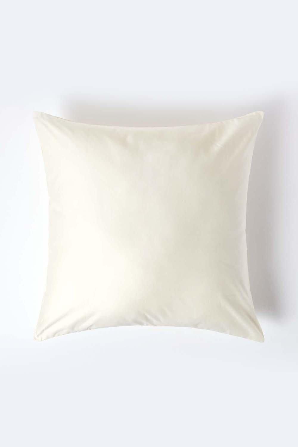 Homescapes Continental Egyptian Cotton Pillowcase 1000 TC, 80 x 80 cm in Cream