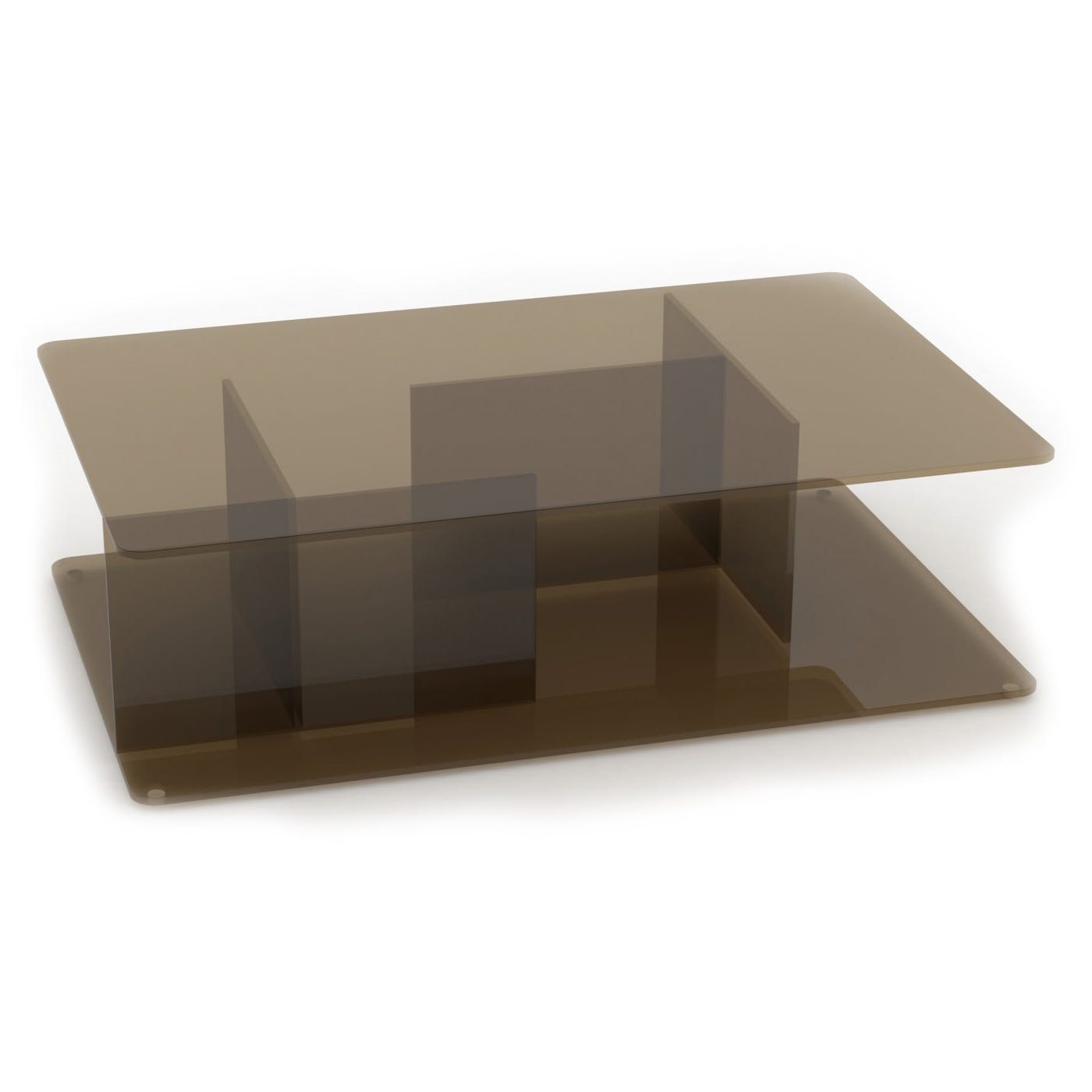 Case Lucent Coffee Table Bronze Glass 2