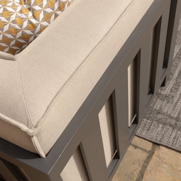 Maze Ibiza U Shape Garden Sofa Set with Square Table 5