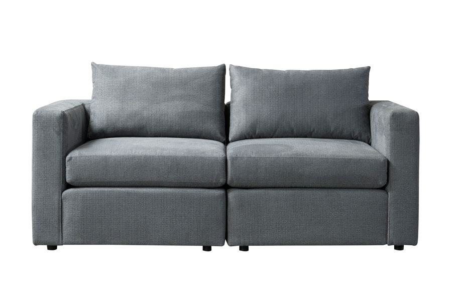 Miller Two Seat Corner Sofa – Charcoal