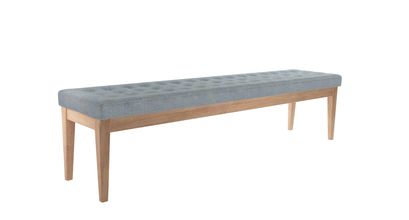 Buttons Bench in Buttermere Baylee Viscose Linen - sofa.com