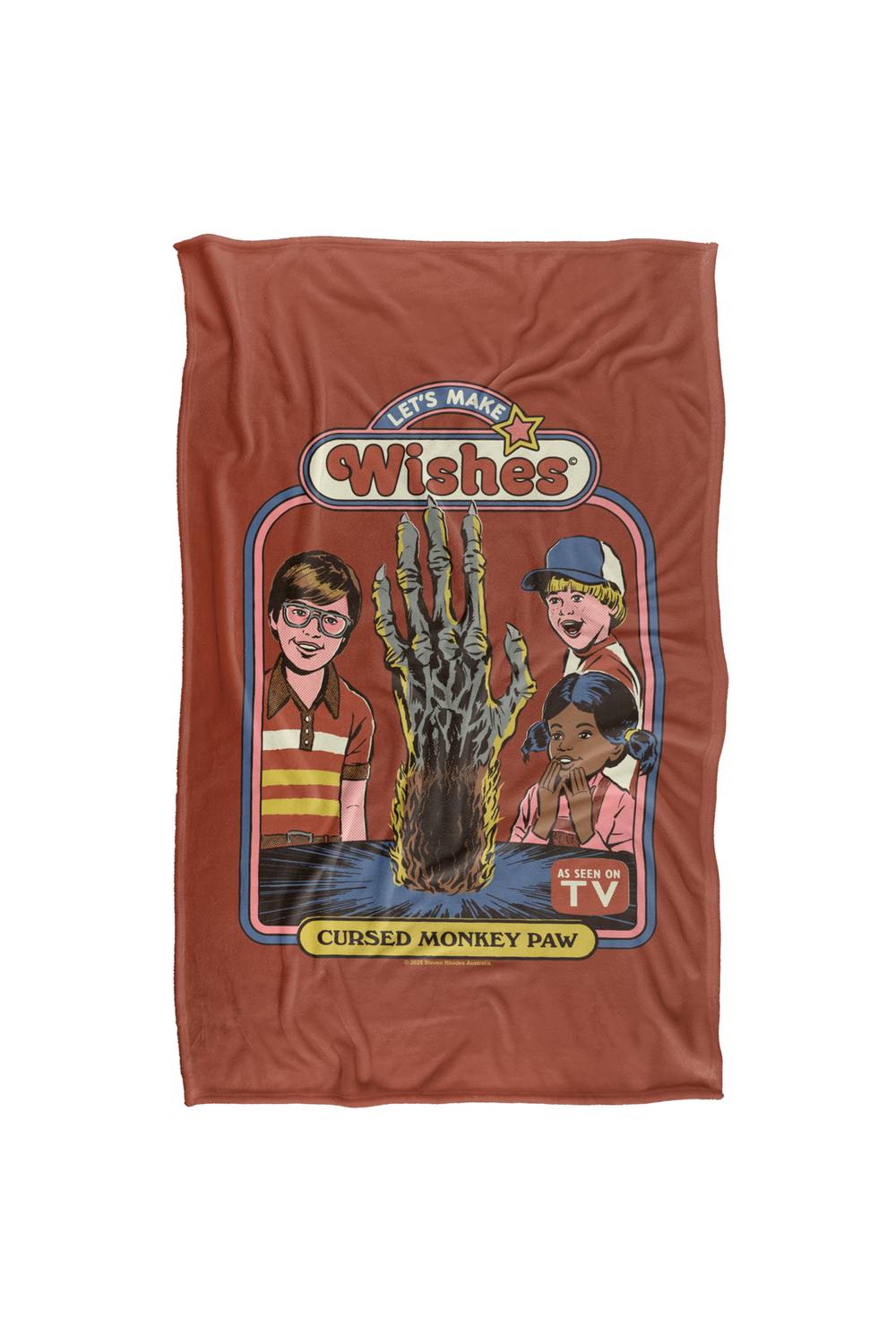 Steven Rhodes Let'S Make Wishes Silky Touch Super Soft Throw Blanket