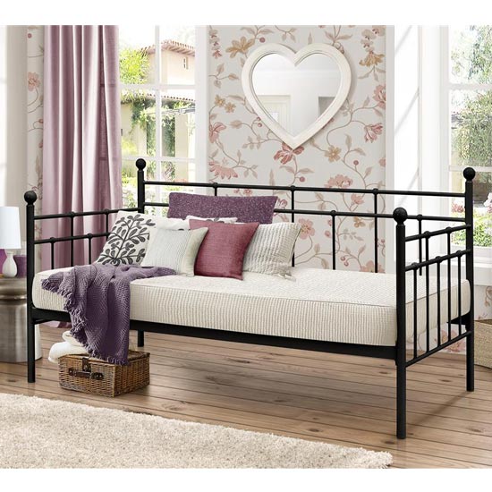 Lyon Steel Daybed In Black