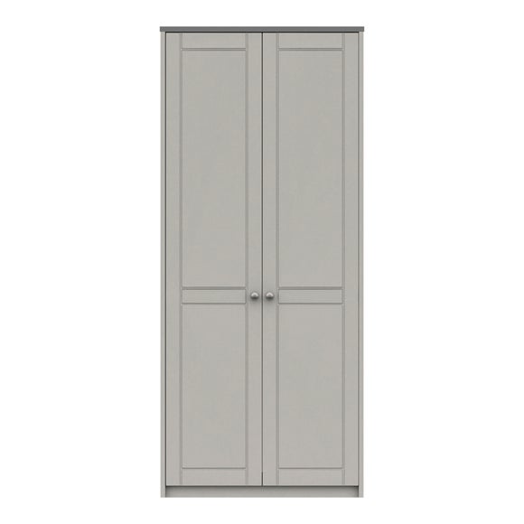 Darwin Double Wardrobe, Grey