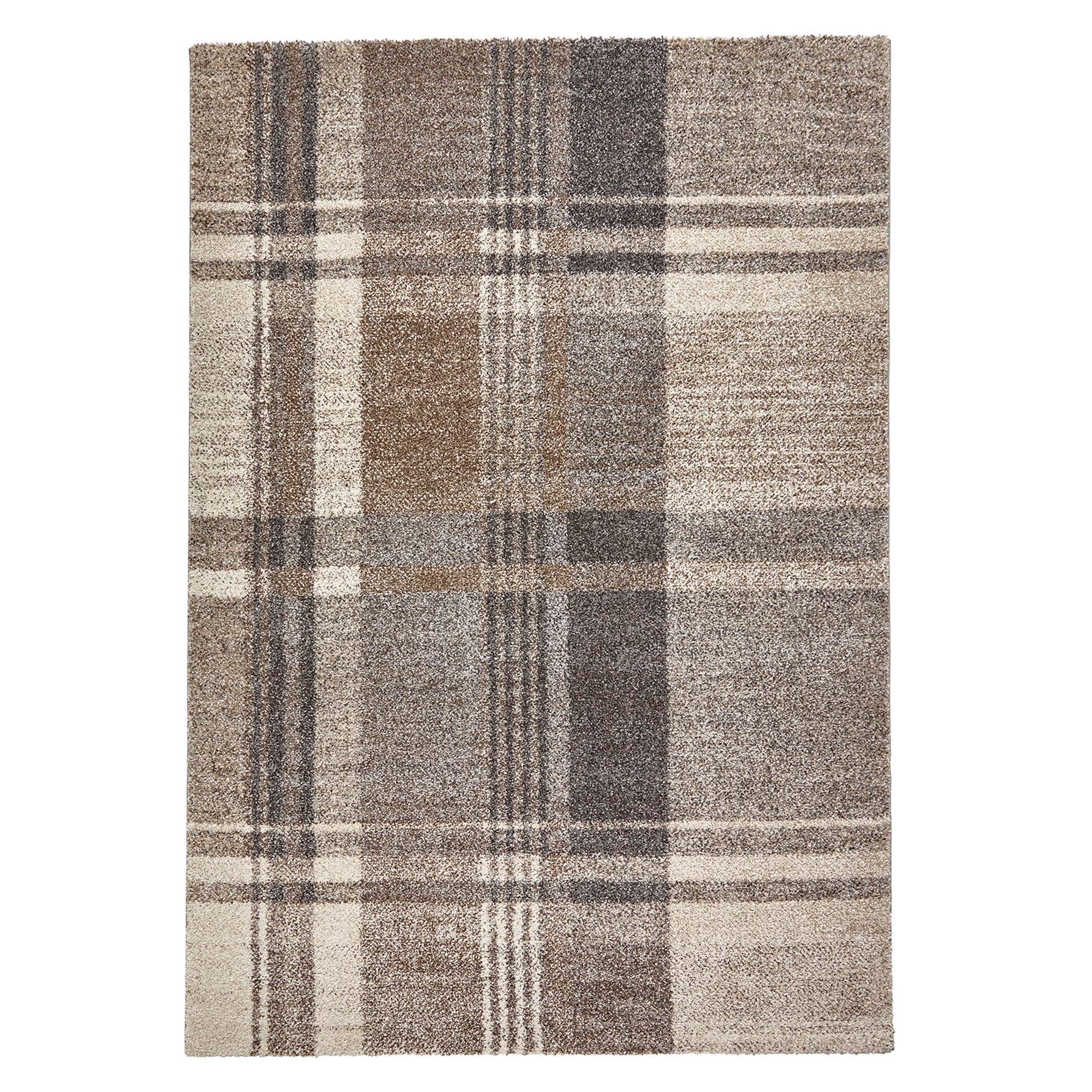 Beige and Grey Elegant 4892 Rug Grey/Natural