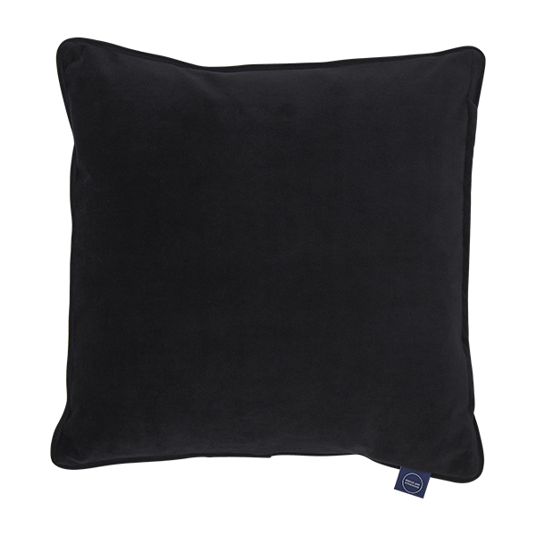 Plush Velvet Cushion  Black