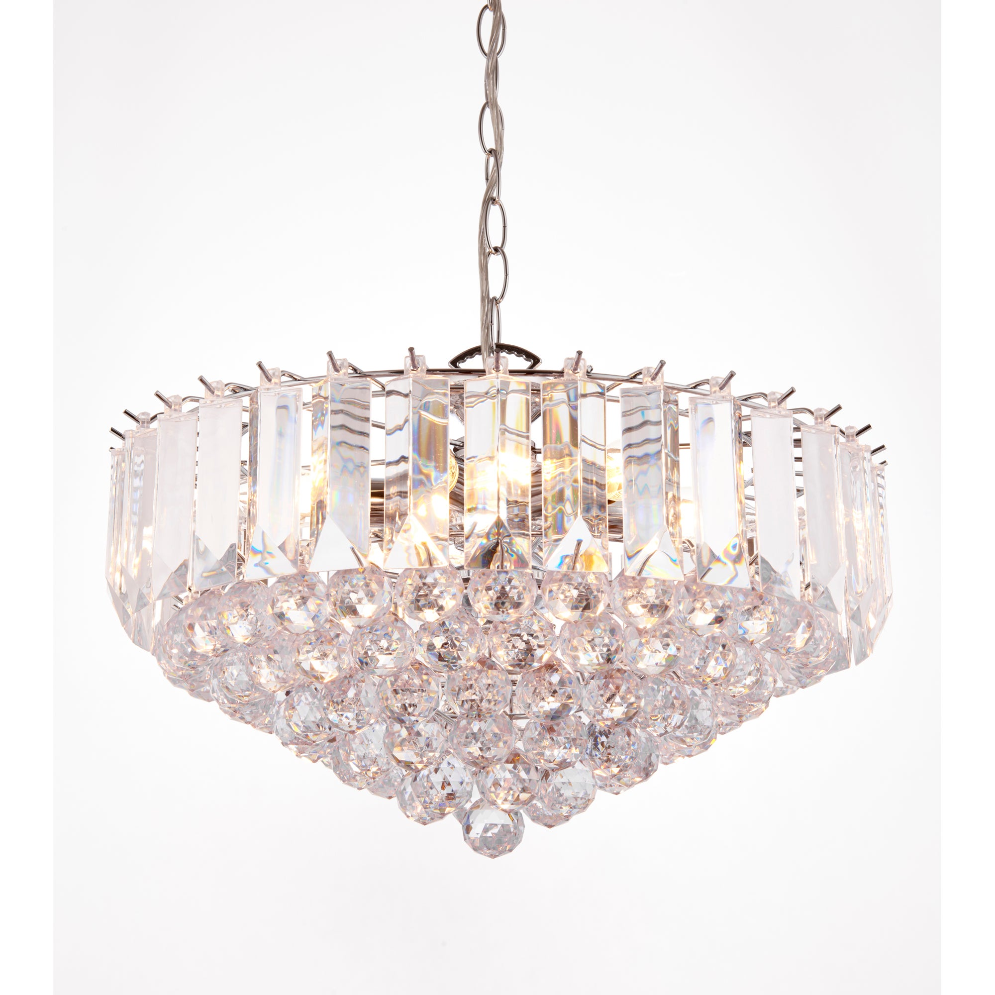 Vogue Tioga Chrome 6 Light Pendant Fitting Chrome