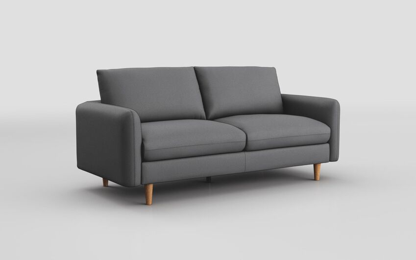 Grey Fabric Biserno 3 Seater Sofa