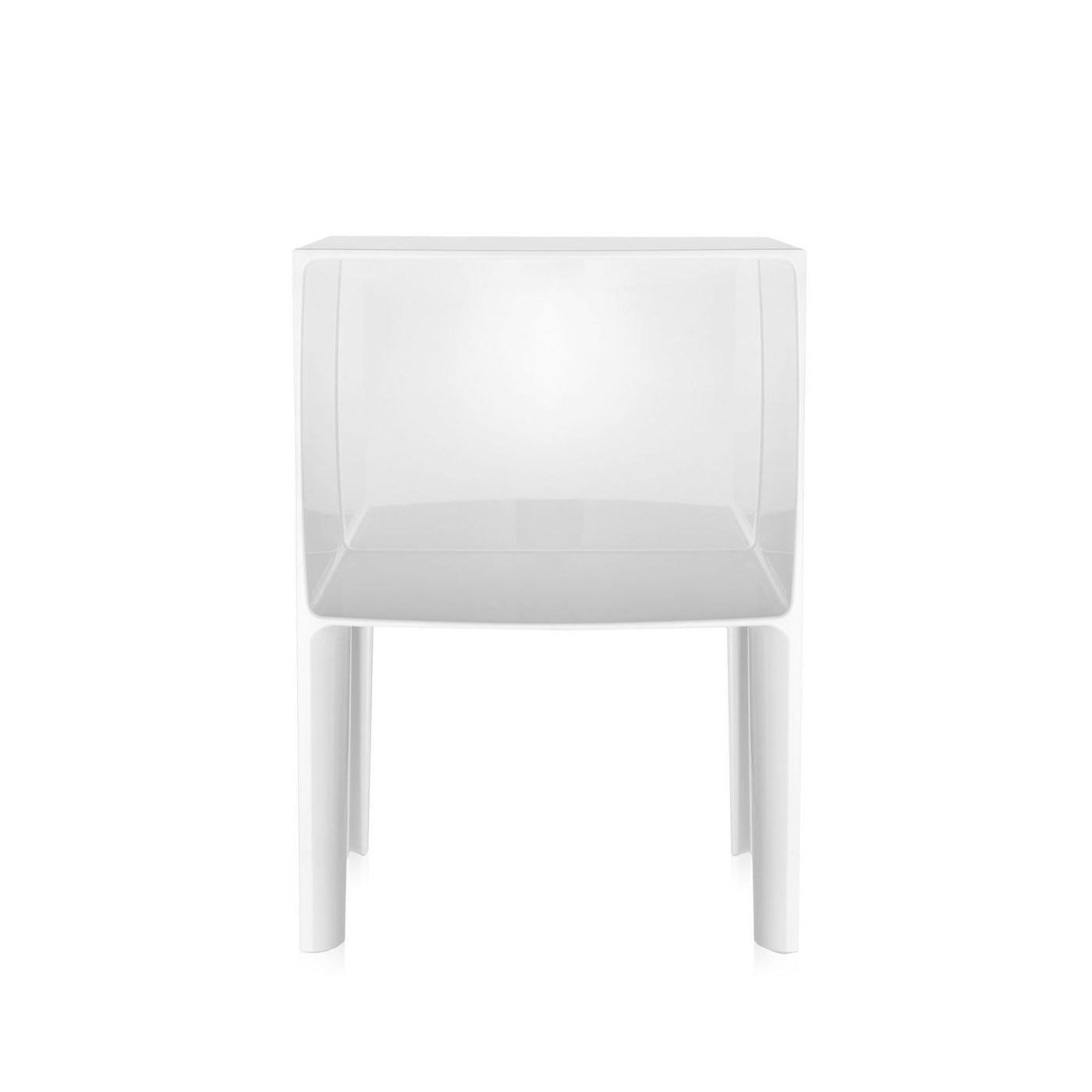 Kartell Ghost Buster Small Side Table in Flat White