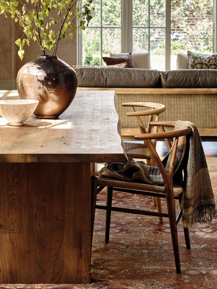 Matis Dining Table, Natural Oak 220cm