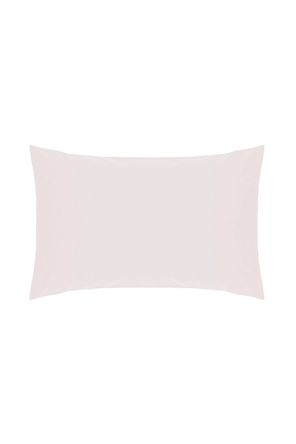 Belledorm Easy Care 200 Thread Count Cotton Polyester Percale Housewife Pillowcase in Light Pink