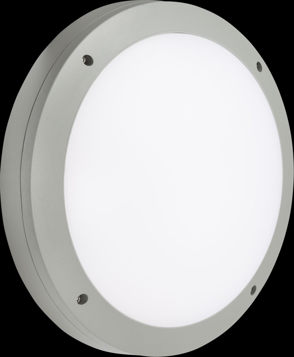 Netlighting LED Round Bulkhead CCT Grey 230V IP65 18W