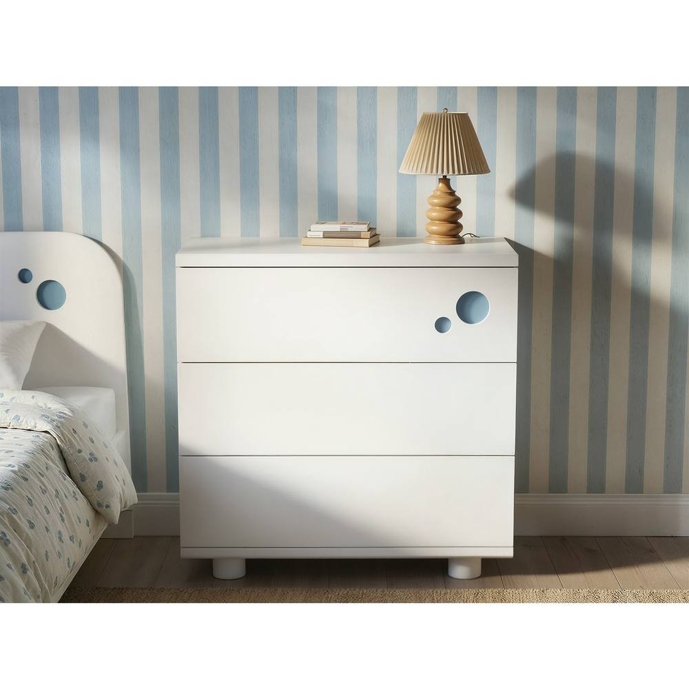 Flair Livana 3 Drawer Chest White