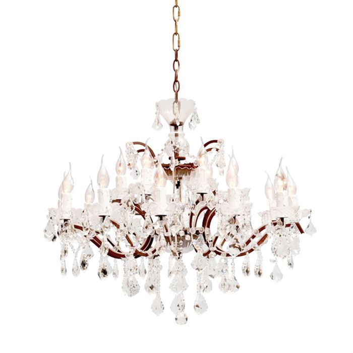 Timothy Oulton Crystal Medium Chandelier Metal | Barker & Stonehouse