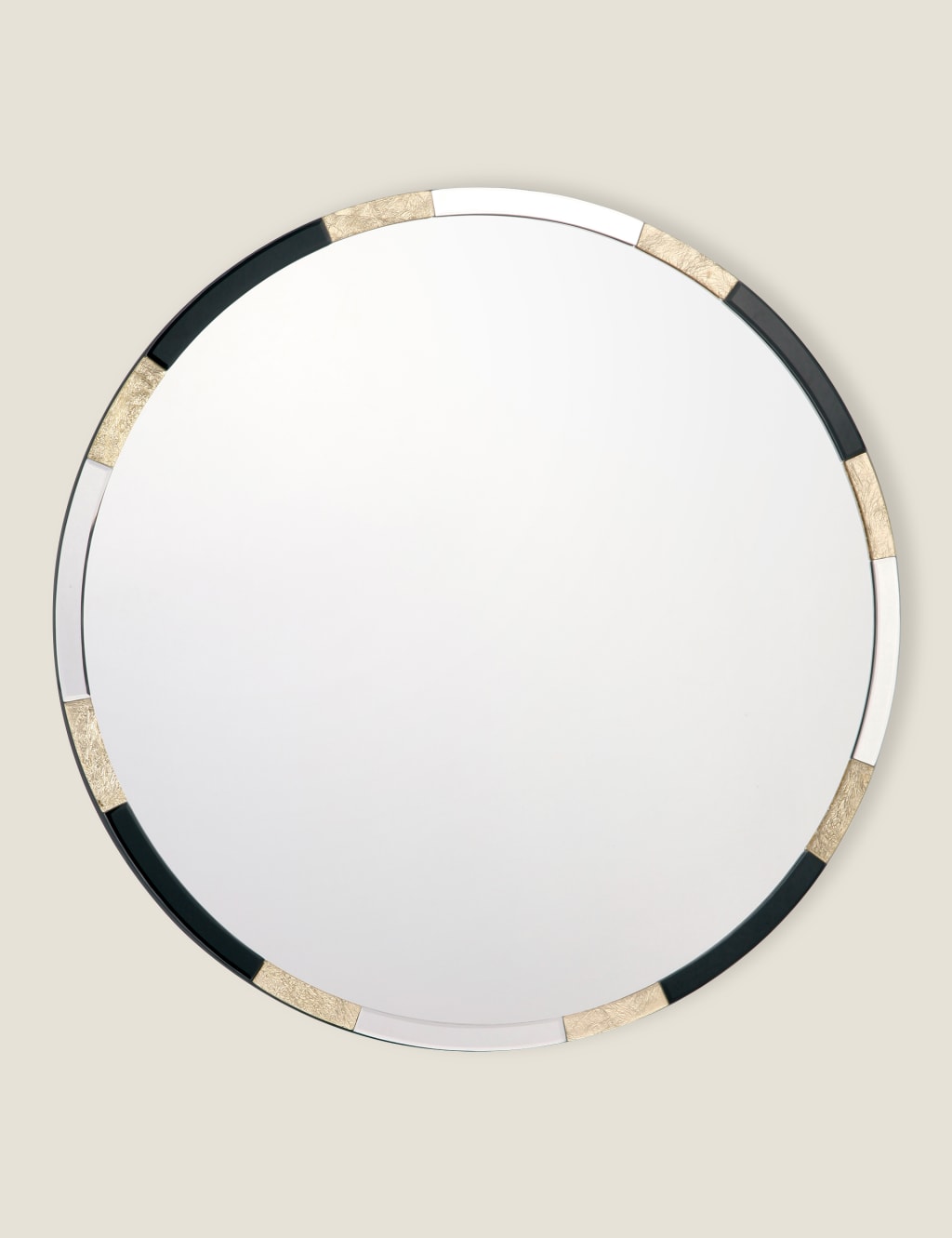 DAR Gadany Round Wall Mirror Silver