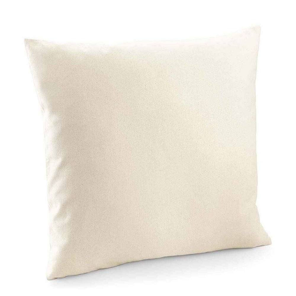 Westford Mill Cotton Canvas Square Cushion Cover in Natural