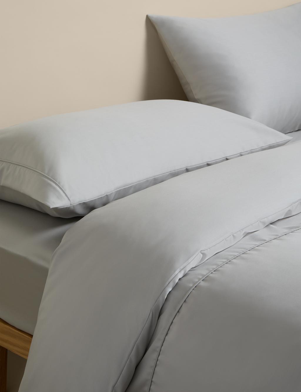 M&S Egyptian Cotton Sateen Bedding Set Dove