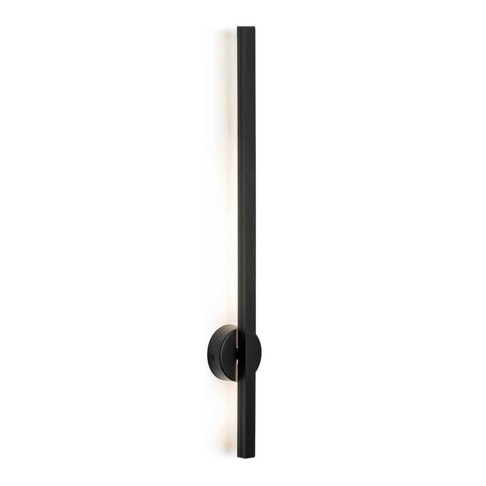 Netlighting Asse 60cm Integrated LED Wall Lamp Black Structure 3000K
