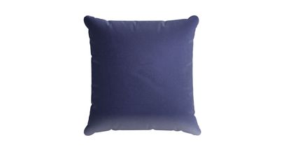 45x45cm Scatter Cushion in Prussian Blue Cotton Matt Velvet - sofa.com