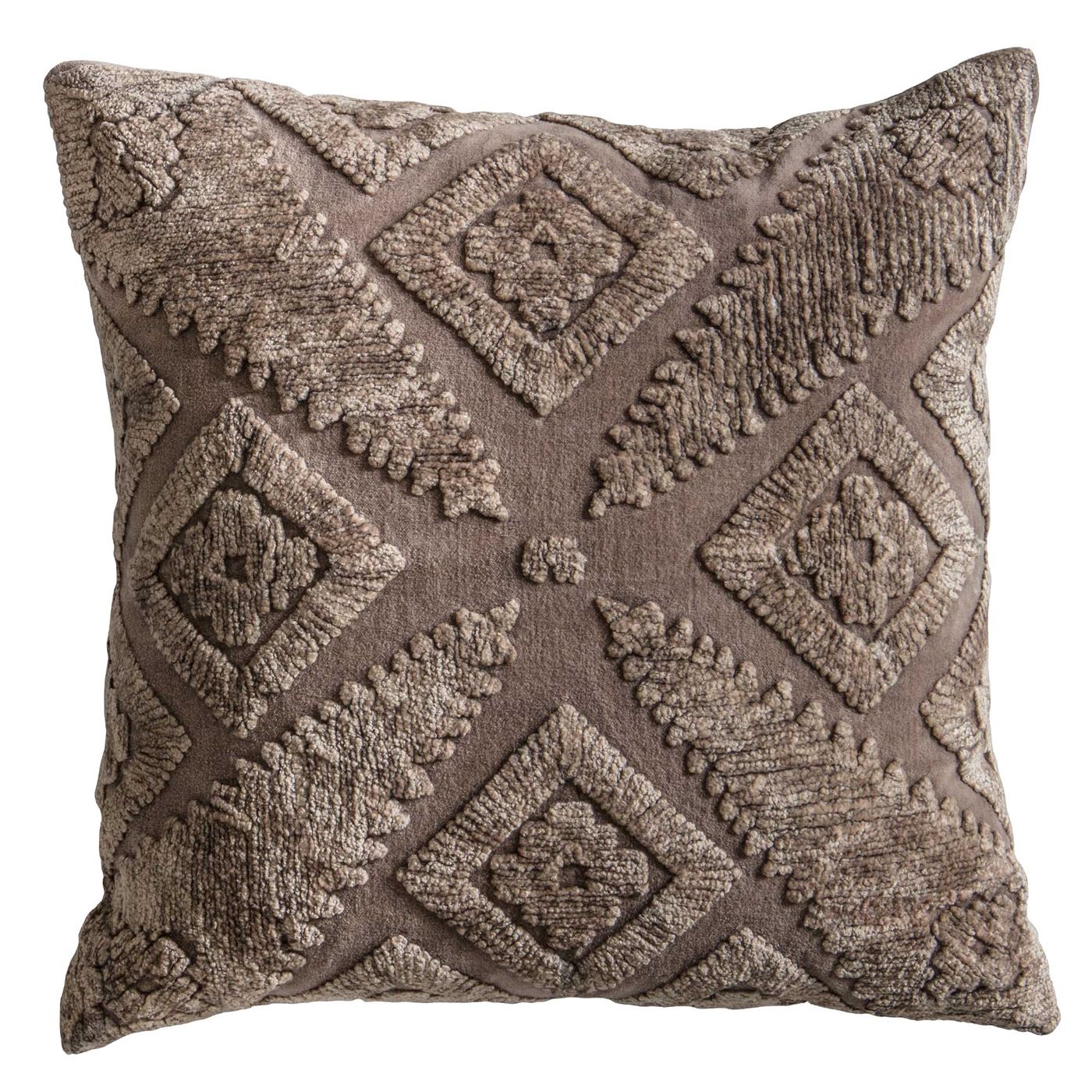 Diamond Taupe Cushion