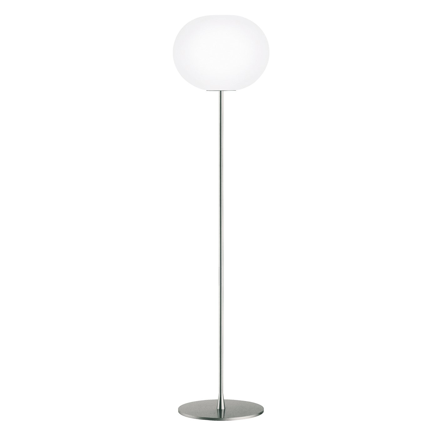 Flos Glo-Ball F2 Floor Lamp Silver