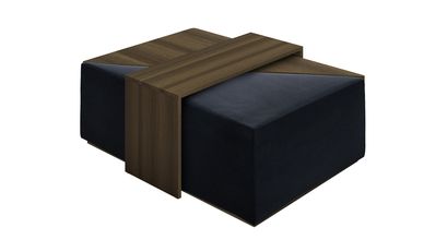 Astaire Modular Coffee Table Set Footstool in Pitch Smart Cotton - sofa.com