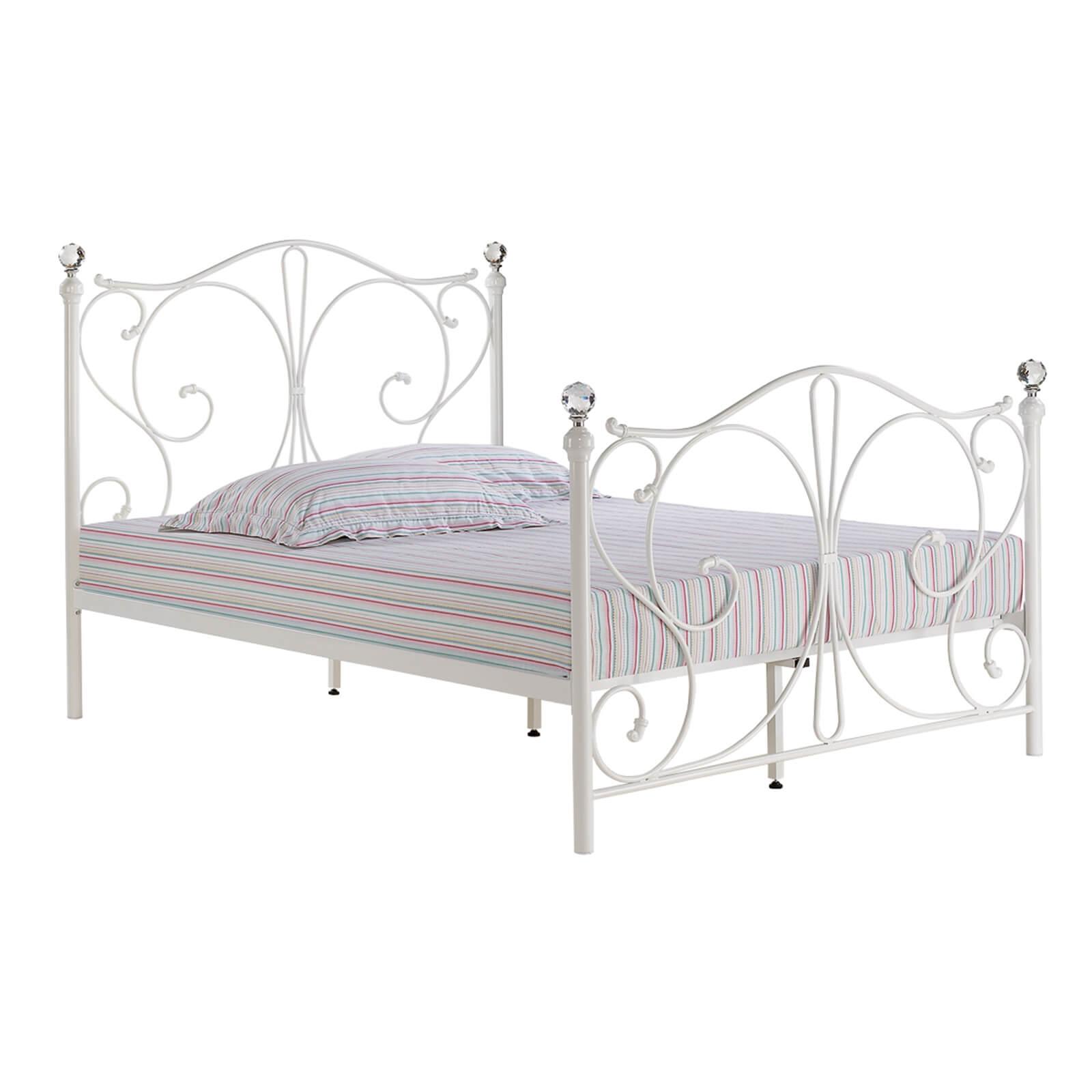 Florence Kingsize Bed - White