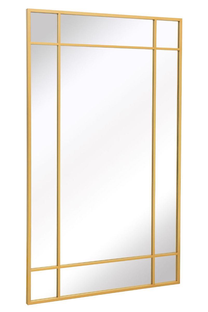 MirrorOutlet Gold Contemporary Wall & Leaner Mirror 71" X 43" (180 x 110CM) 4