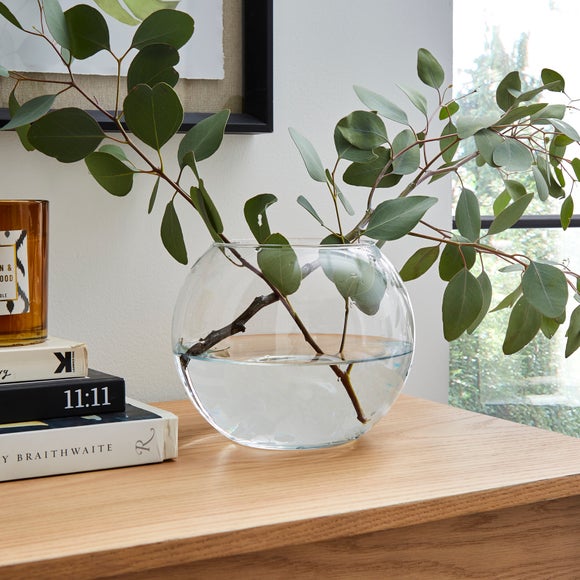 Clear Small Glass Fishbowl Vase