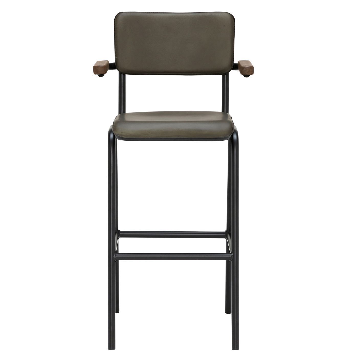 Twyford Leather Barstool with Arms