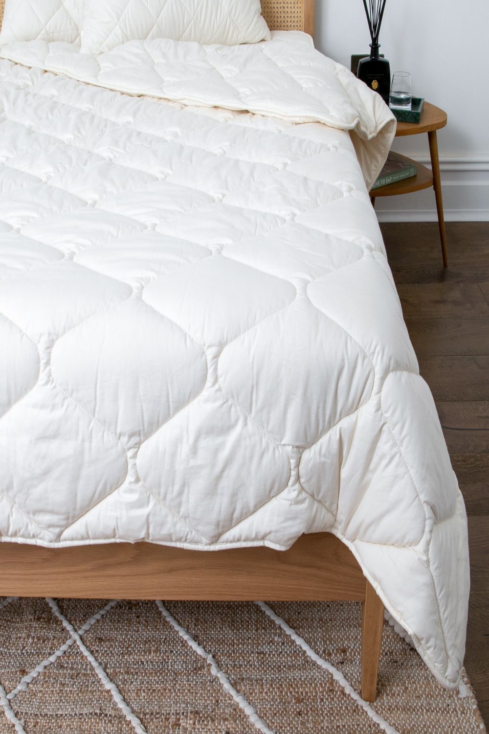 Native Natural Wool Duvet (All Seasons) 135 x 200 in White