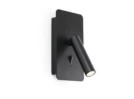 Netlighting Suau LED Reading Light Black with Usb 3W