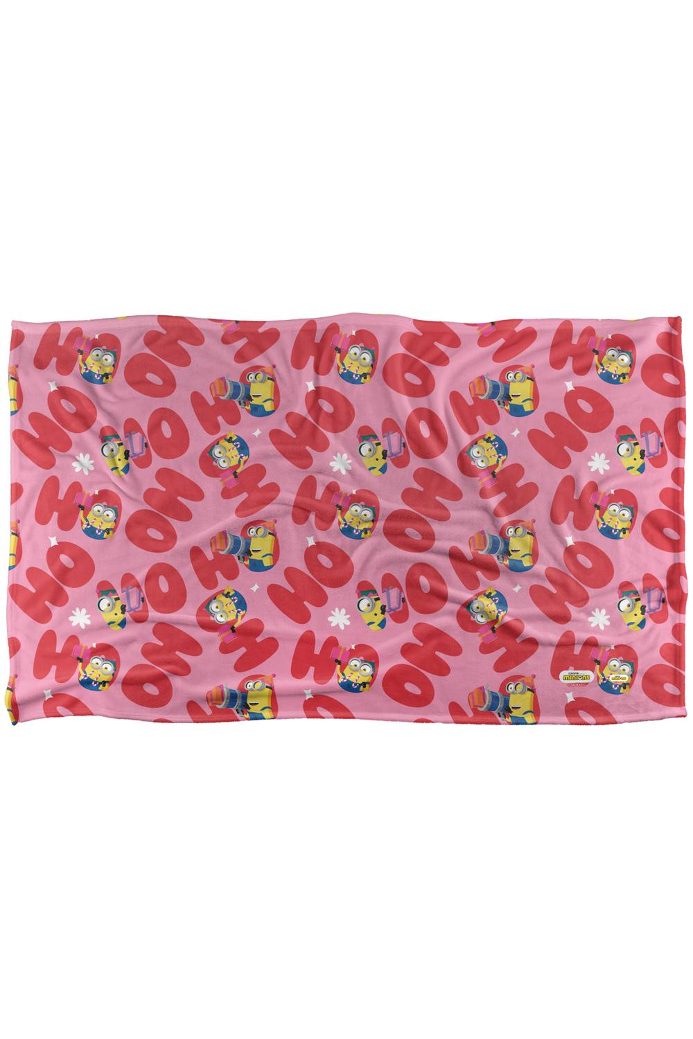 NBCU Minions Ho Ho Ho Pattern Silky Touch Super Soft Throw Blanket