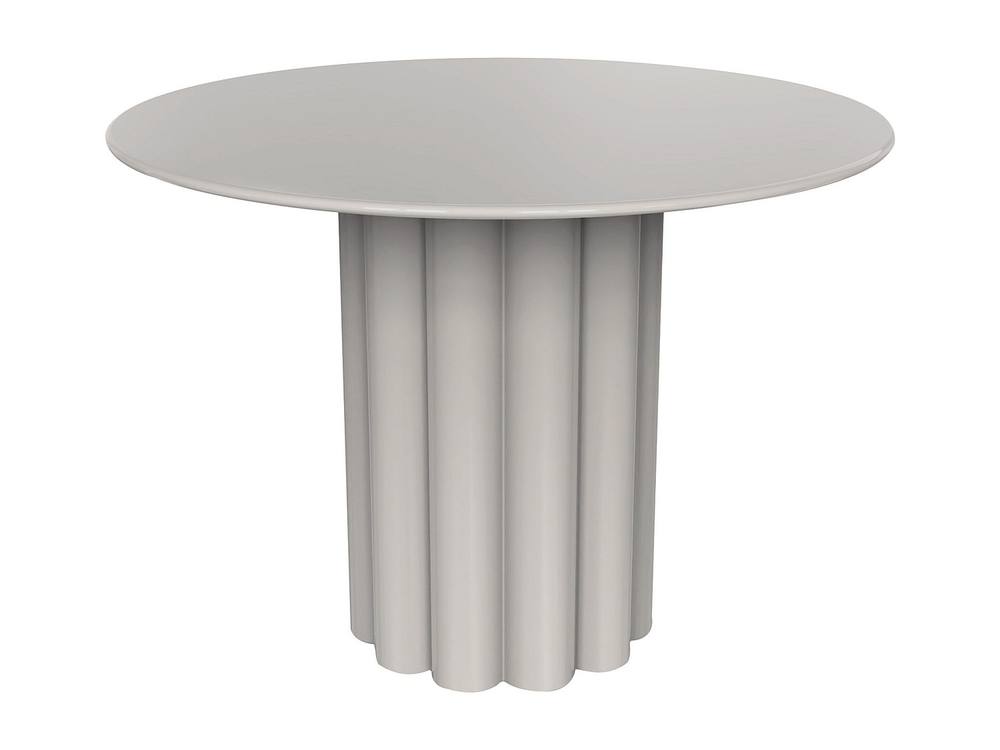 Vente-unique Metal Side Table - Cream - WODOLI in Light Grey