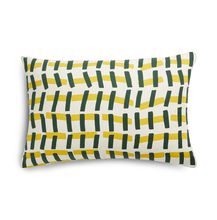 38x55cm Scatter Cushion in Yolk Gail Bryson Kantha - sofa.com