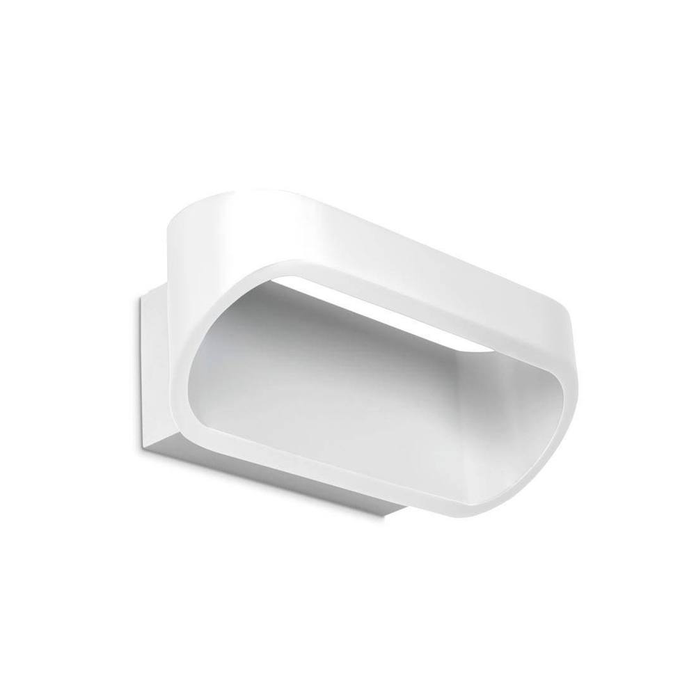 Netlighting Oval LED 1 Light Up & Down Small Wall Light White Special Offer
