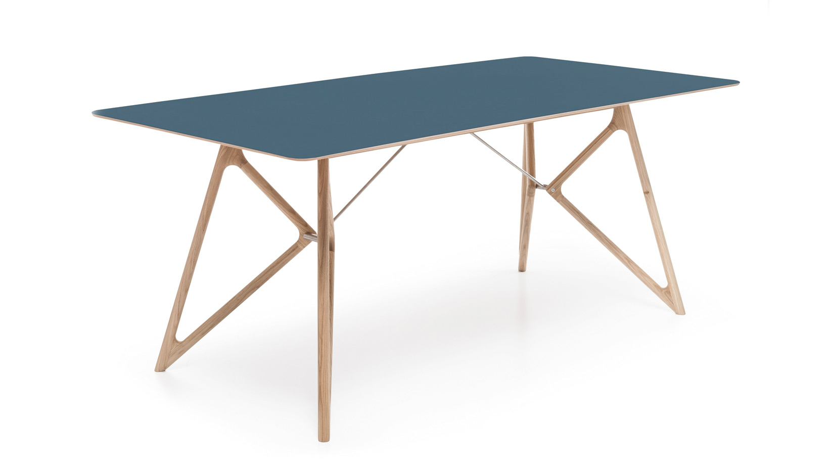 Gazzda Tink Dining Table Blue/White Oiled Oak 160cm