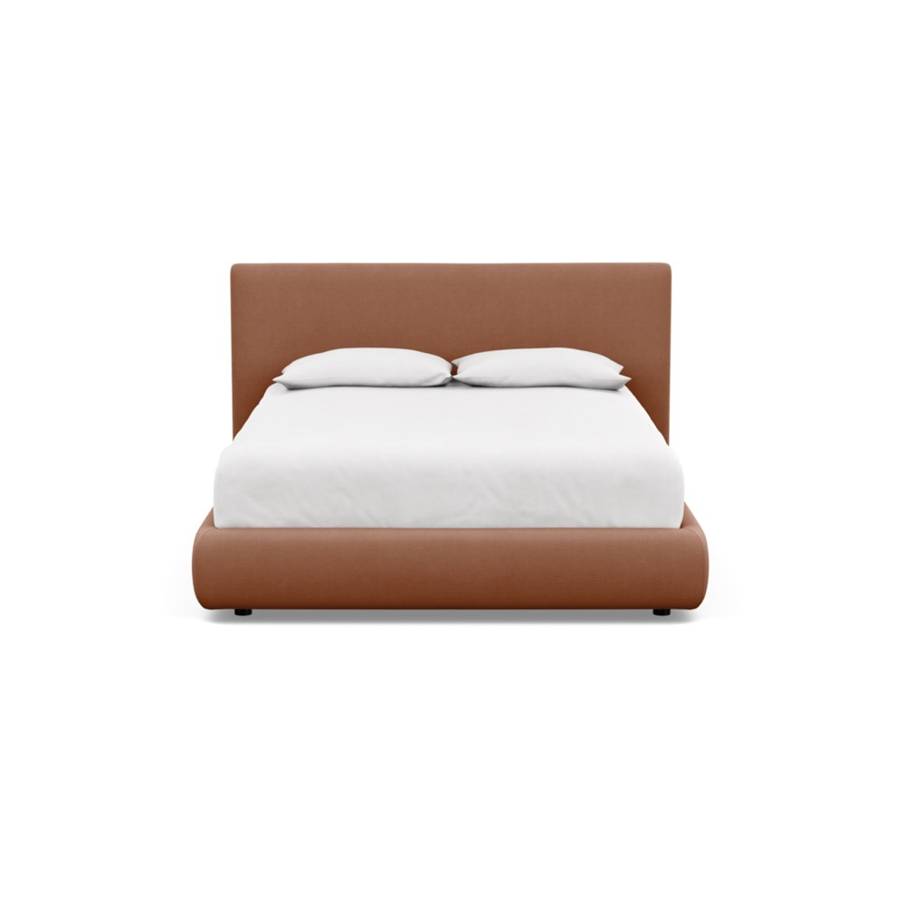 Heal's Alba Bed Double Siena Cotton Clay