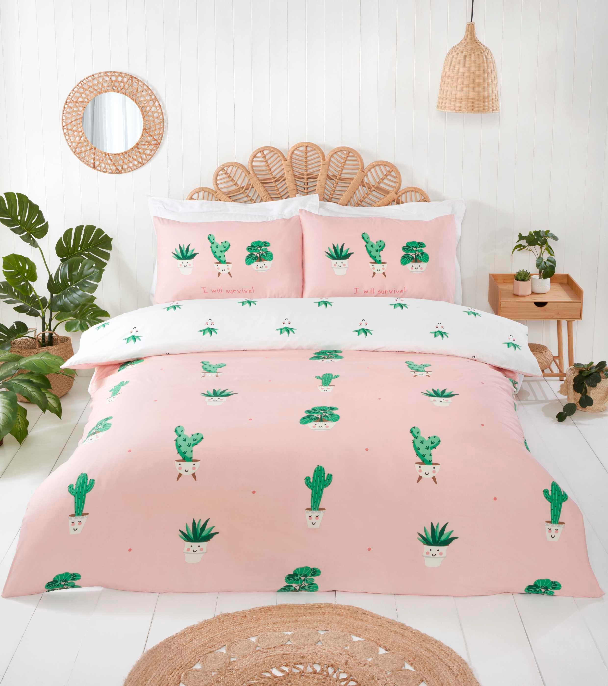 Rapport Home I Will Survive 180 thread Microfibre Duvet Set with Pillowcase