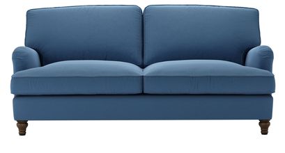 Bluebell 3 Seat Sofabed in Heather Blue Smart Cotton - sofa.com