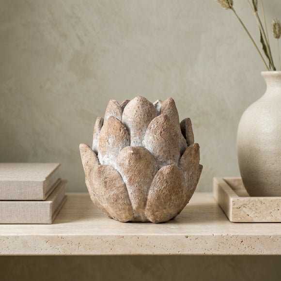 Stone Effect Flower Ornament