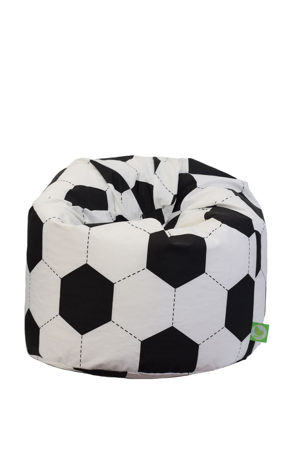 Bean Lazy Cotton Football Bean Bag Large Size in White