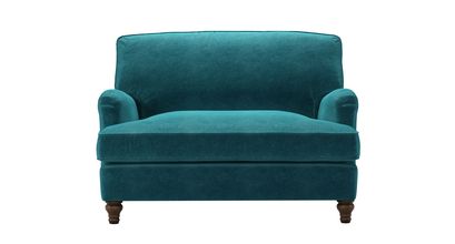 Bluebell Loveseat Sofabed in Neptune Smart Velvet - sofa.com