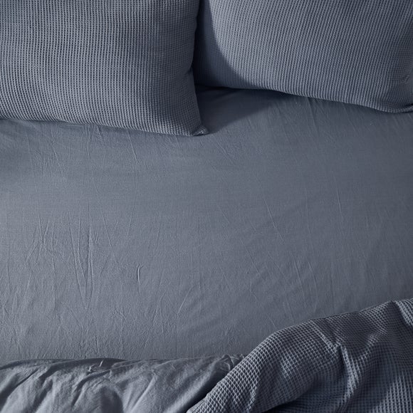 Yard Hebden Washed Cotton Fitted Sheet