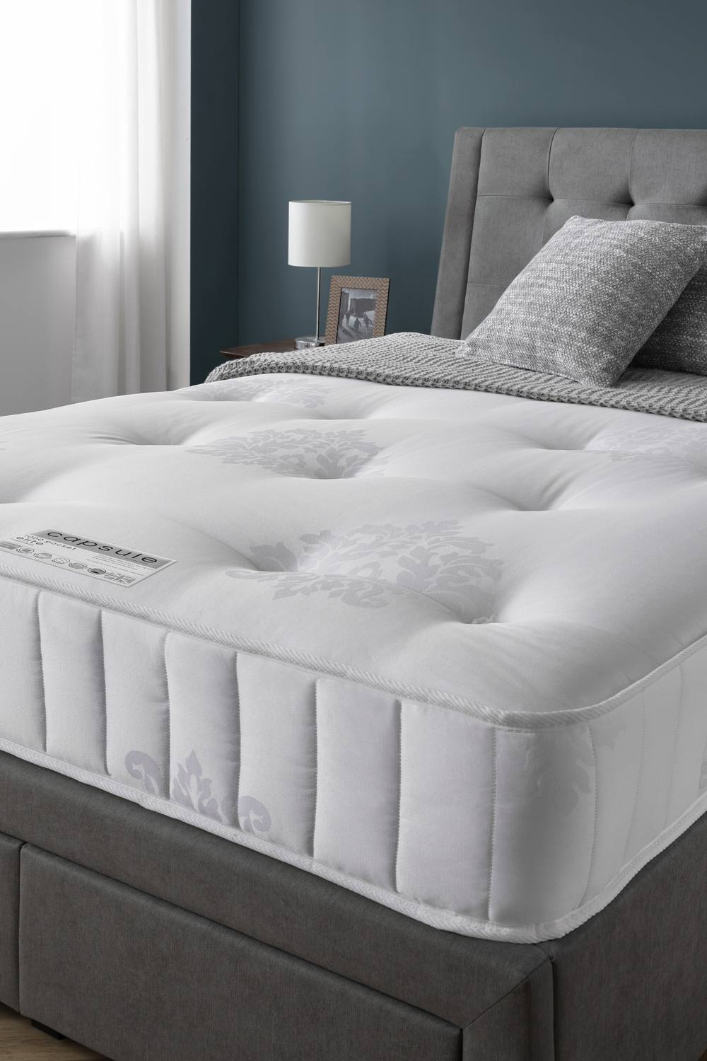 Julian Bowen Capsule Elite 1000 Pocket Sprung Mattress in White