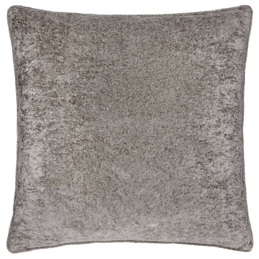 Paoletti Lustre Crushed Velvet Cushion in Stone