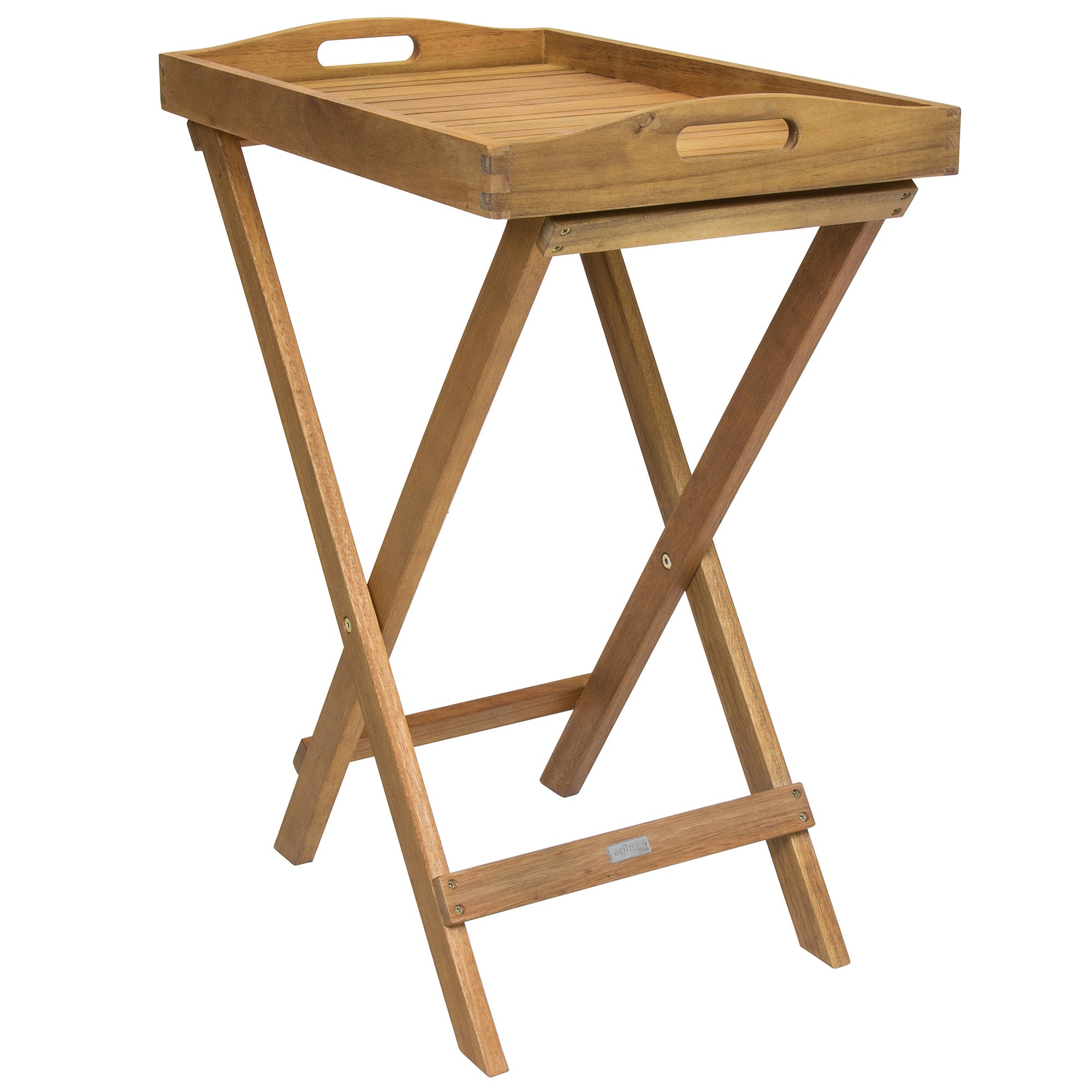 Acacia Hardwood Butler Tray Brown