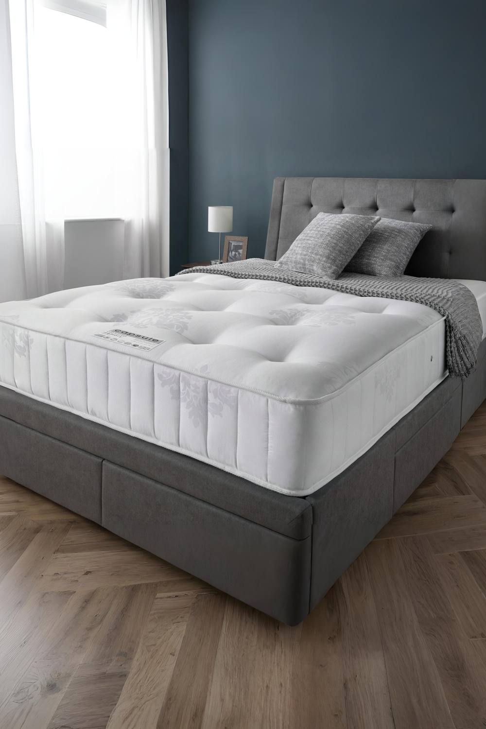 Julian Bowen Capsule Memory Foam 1000 Pocket Sprung Mattress in White