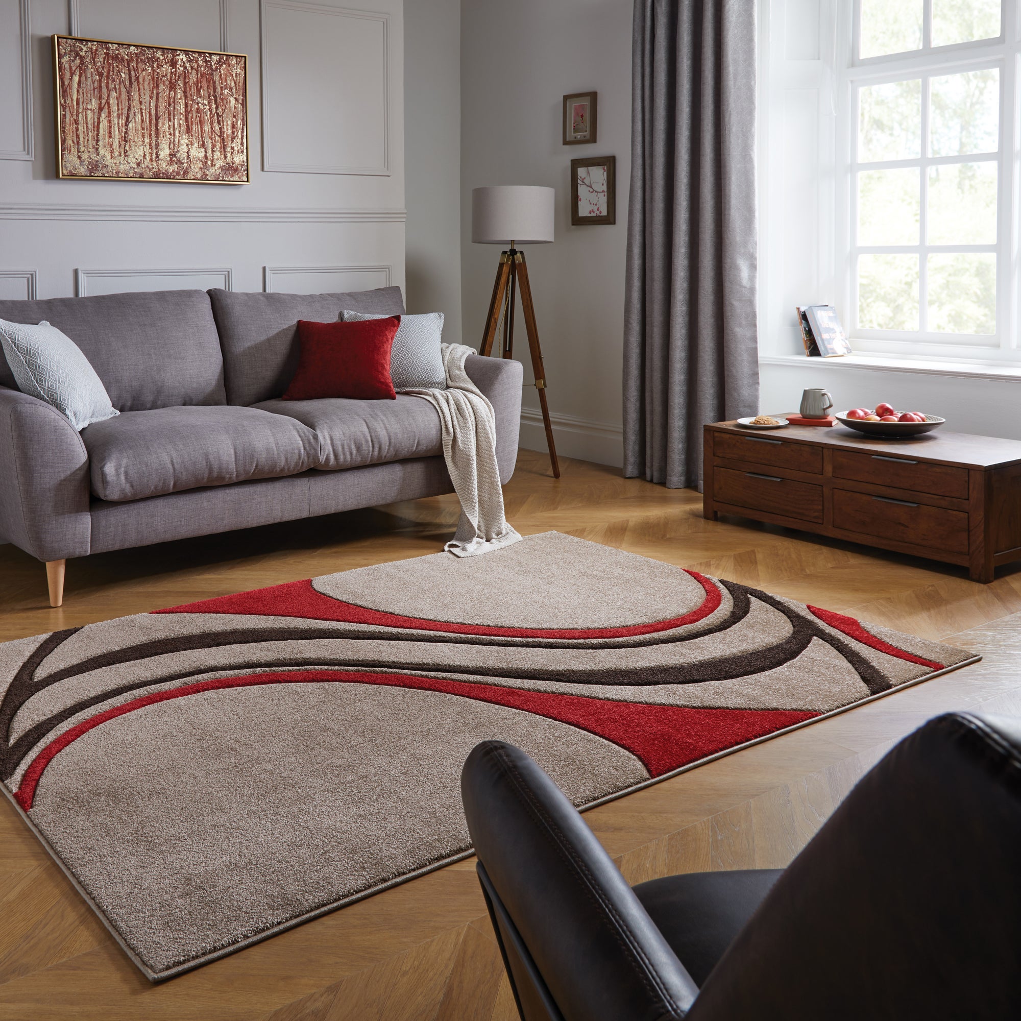 Mirage Rug Red
