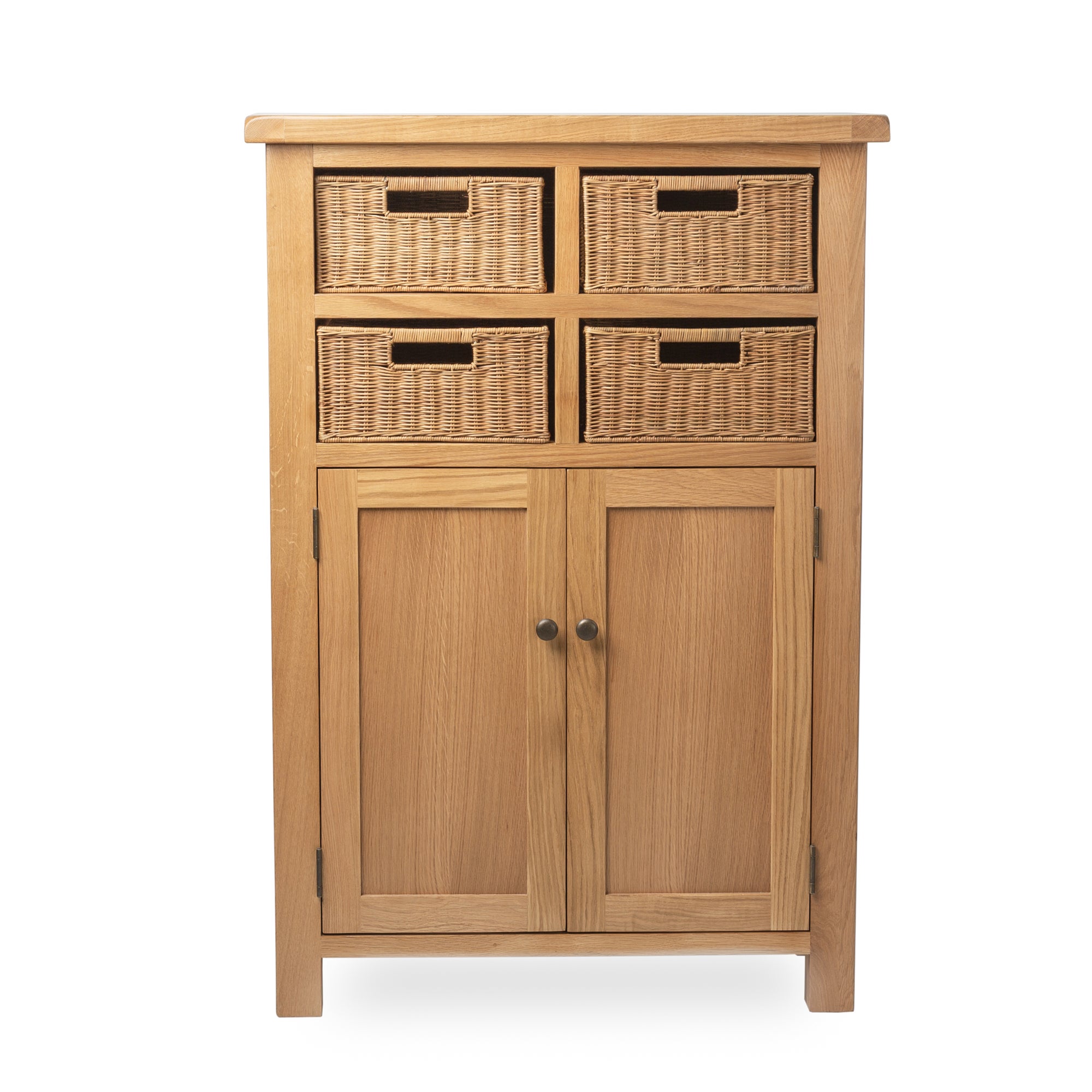 Sherbourne Oak Shoe Storage Natural